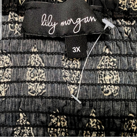 Lily Morgan Summer Maxi Dress Sz 3X - Picture 4 of 4